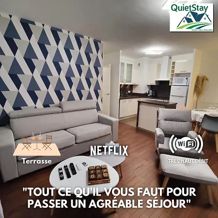 Quietstay 20' Paris, Connected Avec Terrasse Apartment Massy (Essonne)